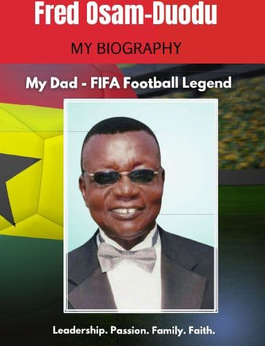 Biography of FIFA Football Legend Fred Osam-Duodu — book cover